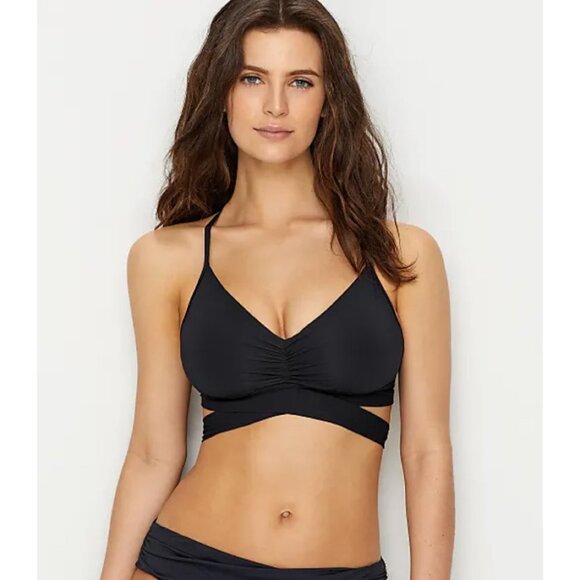 NEW Bleu Rod Beattie Black Kore Wrap X Back Bikini - Picture 2 of 6